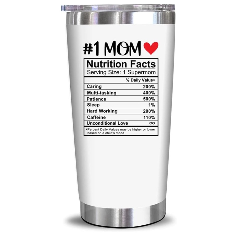 #1 Mom Stainless Steel Tumbler - Mother’s Day Gift